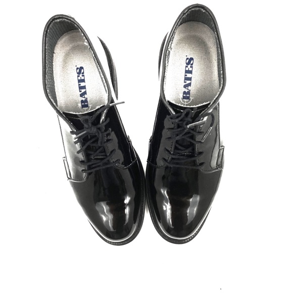 bates black dress shoes